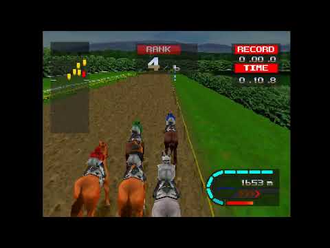 Derby Jockey 2001 Gameplay (PS1)