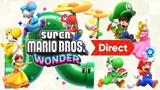 Super Mario Bros. Wonder DIRECT Coming Aug 31st!