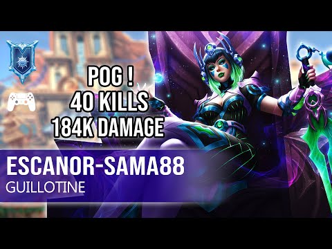 40 Kills 184K Damage escanor-sama88 Zhin Paladins Competitive (Diamond) GUILLOTINE
