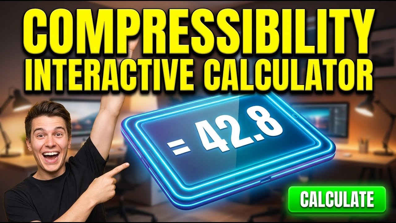 Compressibility Interactive Calculator