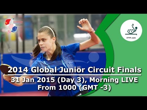 2014 ITTF Global Junior Circuit Finals - Day 3 LIVE, Morning Session