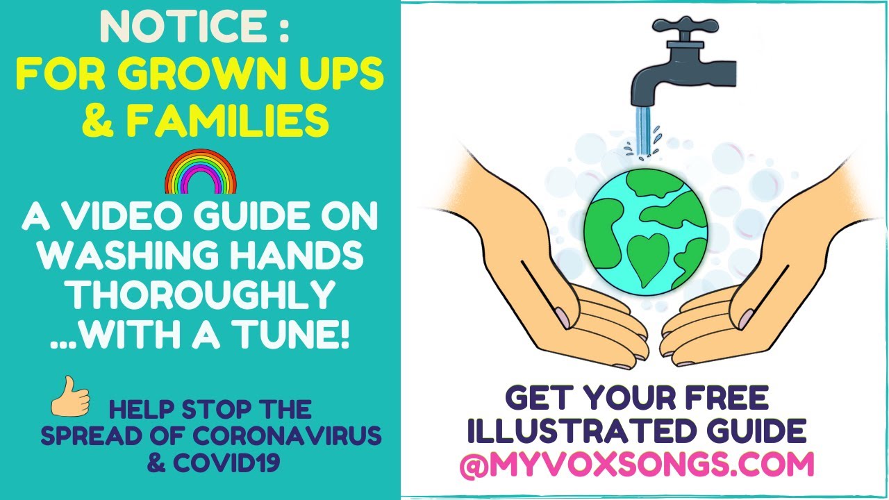 How To Wash Hands video guide. Get your 'Wash your hands' poster guide