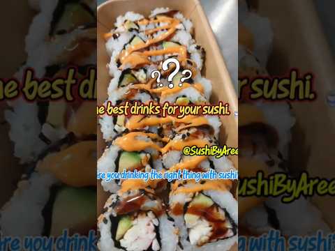 The perfect drinks to pair with sushi. #sushi #sake #sushibyaree #foryou #shorts #japanesefood #fyp
