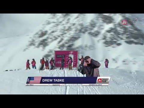 Run Drew Tabke 3rd place - Haines Alaska - Swatch Freeride World Tour 2016
