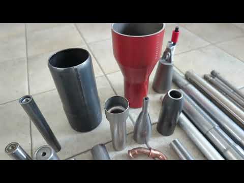 Rohr einziehen, verjüngen, rohrverjüngung, rohre verformen, rohrerweiterung, aufweiten, Metallrohre