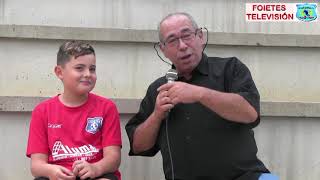Entrevista con el jugador del Benjamín A del CF Foietes, Roberto García