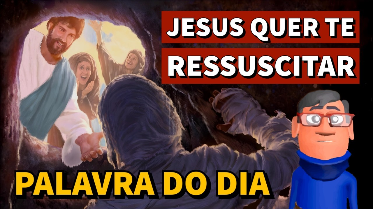 RESSUSCITA-ME SENHOR - Minuto com Deus de Hoje 20/11/2024