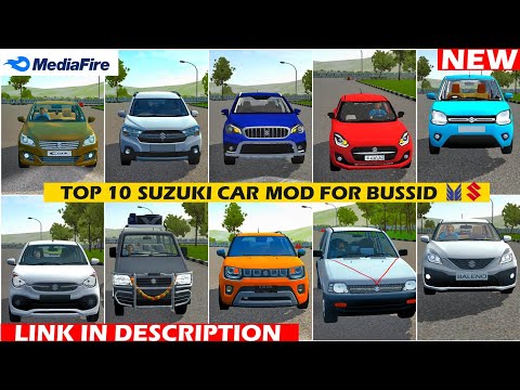 Top 10 Suzuki car mods for BUSSID video thumbnail