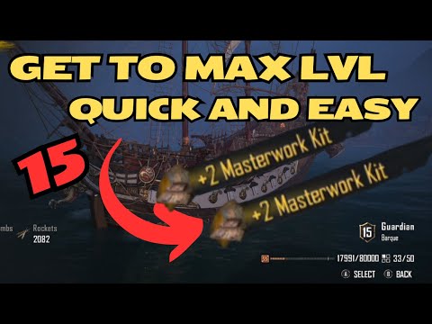 Get Your Ship to lvl 15 Quick and EASY - Skull and Bones