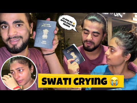 Maine Swati ko bola main India छोड़ रहा हूं 💔 | Emotional Prank!”