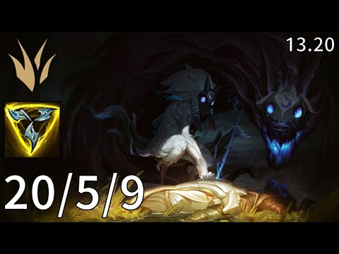 Kindred Jungle vs Lillia - EUW Diamond | Patch 13.20
