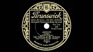 1932 Cab Calloway - Angeline (Cab Calloway, vocal)