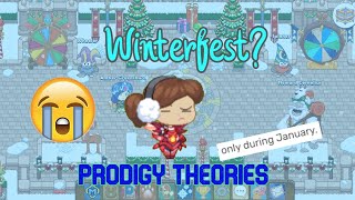 Why is Winterfest late | Prodigy Theories