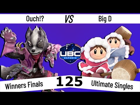 UBC Weekly #125 - Winners Final - Ouch!? (Wolf) Vs. Big D (Ice Climbers) - SSBU