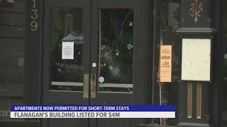 Flanagan's Irish Pub building listed for sale