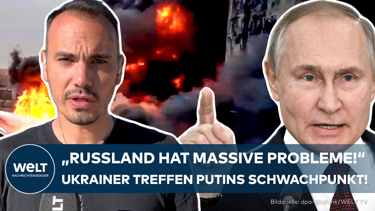 PUTIN UNTER DRUCK: Massive Probleme für Russen! Ukraine trifft Öl-Infrastruktur und Rohölexporte!