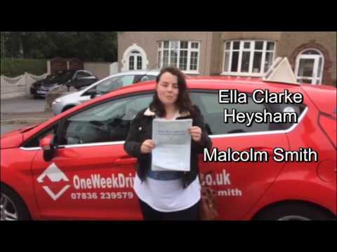 Intensive Driving Course Customer Reviews Heysham Ella Clark