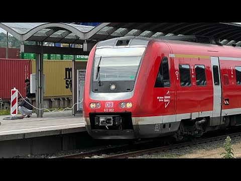 Züge in Hof HBF mit 612 002 mit Lichtgruß, Karriere MRB