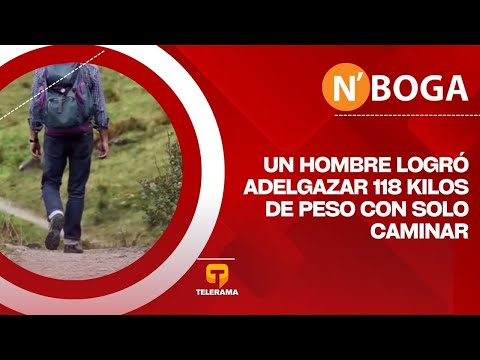 Un hombre logró adelgazar 118 kilos de peso con solo caminar