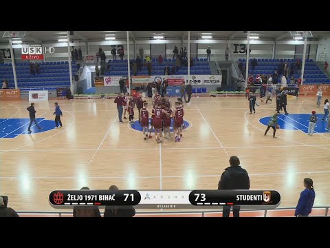 A1 LIGA KS BIH: KK "ŽELJO 1971" BIHAĆ - KK "STUDENTI"  (71:73) RTV USK, 30.11.2024.