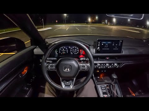2026 Honda CR-V TrailSport Hybrid - POV Night Drive (Binaural Audio)
