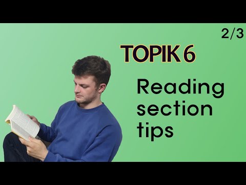 TOPIK II tips (2/3) - Reading Section | 토픽 읽기 파트 꿀팁 🇰🇷