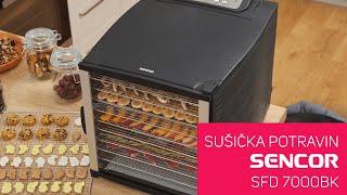 Sušička ovoce SENCOR SFD 7000BK