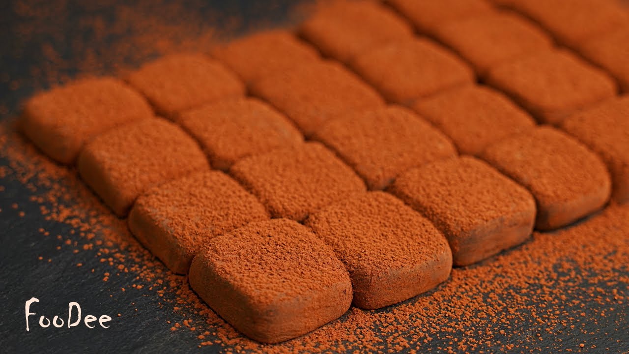 Домашние Трюфели из 2 ингредиентов - простой рецепт шоколадных конфет
