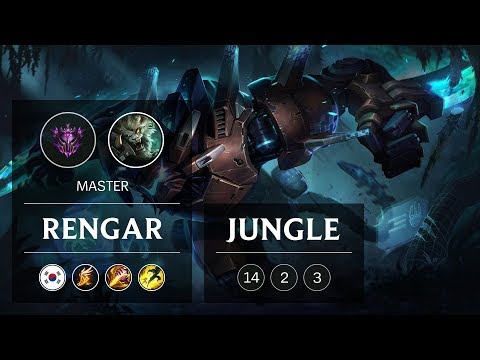 Rengar Jungle vs Kha'Zix - KR Master Patch 9.2