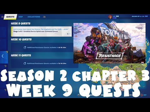 (Season 20) ALL Week 9 Challenges Guide - Fortnite Chapter 3 Season 2