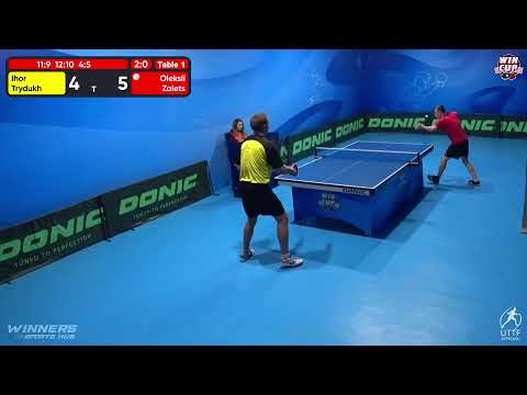 12:00 Ihor Trydukh 3-0 Oleksii Zaiets West 1 WIN CUP 07.11.2022 | TABLE TENNIS WINCUP