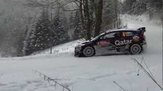 preview picture of video 'WRC Rallye Monté-Carlo 2013 / Saint-Bonnet le Froid / ES-6 et ES-9'