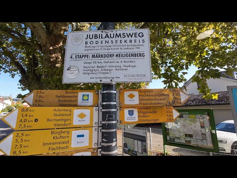 JUBILÄUMSWEG BODENSEEKREIS 4. Etappe: von Markdorf nach Heiligenberg über Lellwangen und Betenbrunn