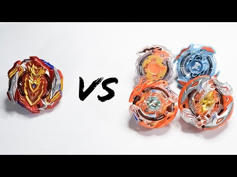 Cho-Z Achilles VS All The Ragnaruk Beys | Beyblade Burst Battle