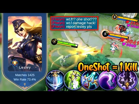 (TRY THIS) LESLEY HIGH PENETRATION BUILDS & EMBLEMS! = ONE SHOT/ONE KILL ENEMIES!? (RANK UP EASILY)