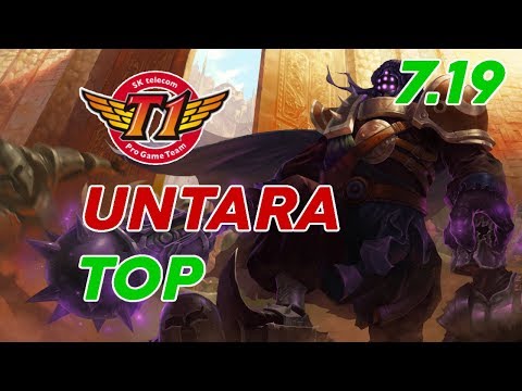 SKT T1 untara Jax Top Patch 7.19 Pro Replay