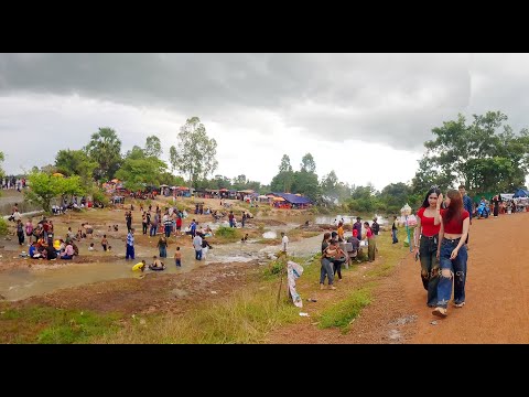 Countryside Street Food Tour in Kampong Chhnang, Takeo and Kandal Provinces, Cambodia, Market Show