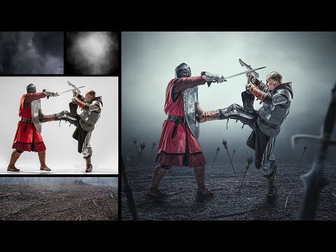 Photoshop Tutorial: How to Create the Warrior Fighting Photo