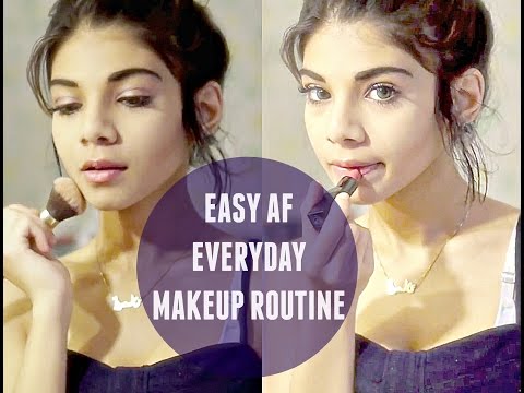 MY EFFORTLESS EVERYDAY MAKEUP ROUTINEl NADIA IMAN SHARIF