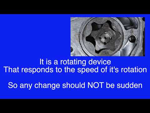 Low oil pressure warning