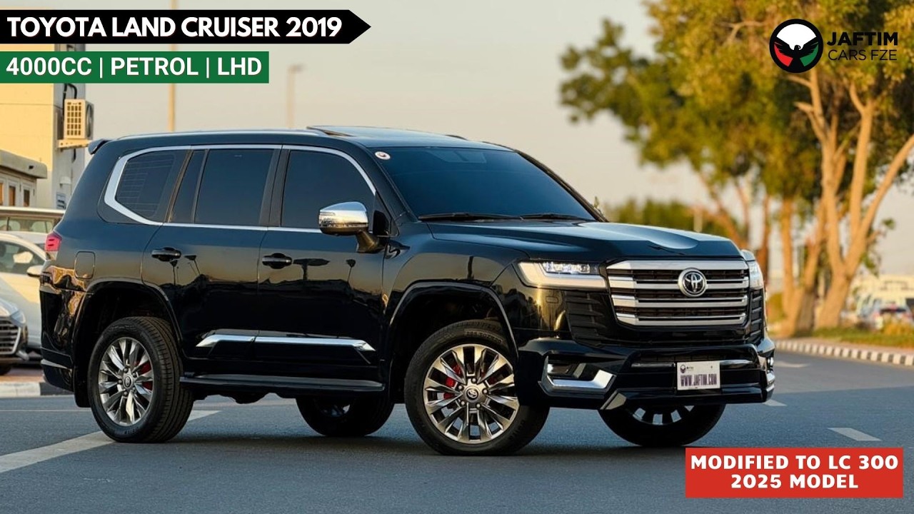 تويوتا لاند كروزر MODIFIED TO LC300 2025 MODEL | 4.0L PETROL ENGINE | LHD | AUTOMATIC TRANSMISISON | 360 VIEW CAMERA | video
