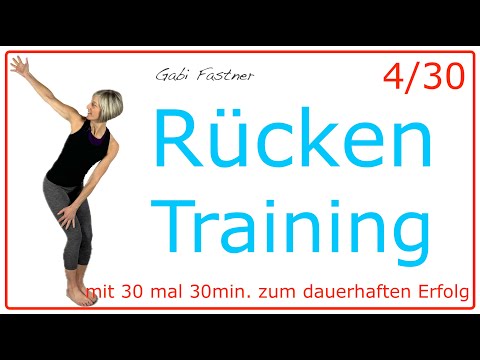 4/30 🍓 30 min. Rücken-Training | stark, gesund und schmerzfrei, bessere Haltung | ohne Geräte