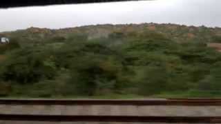 preview picture of video 'Indian railways Mewar express Crossing tunnal'
