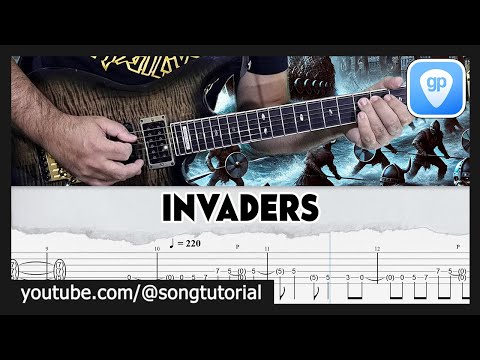 Iron Maiden | Invaders | TAB | Guitar Cover | Lesson