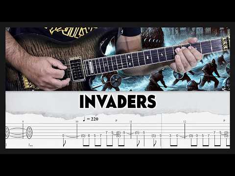 Iron Maiden | Invaders | TAB | Guitar Cover | Lesson