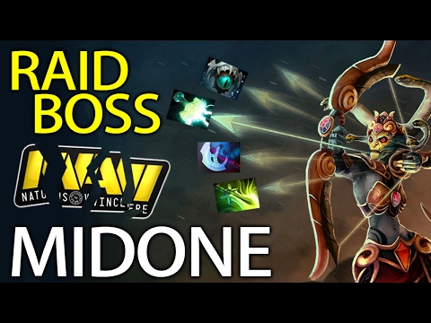 MidOne RAIDBOSS Monster Medusa vs Dendi Pro Carry Secret vs Navi 7.00 Gameplay Dota 2