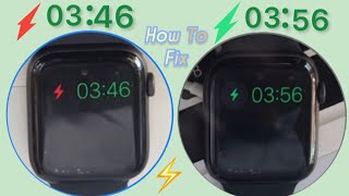 Red,Green Lighting Bolt and Time appear on  Apple Watch?APPLE WATCH Not Charging,Low Battery Time