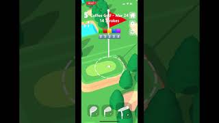 Coffee Golf - Mar 24 - 14 Strokes🟩🟥🟨🟦🟪3️⃣3️⃣2️⃣2️⃣4️⃣