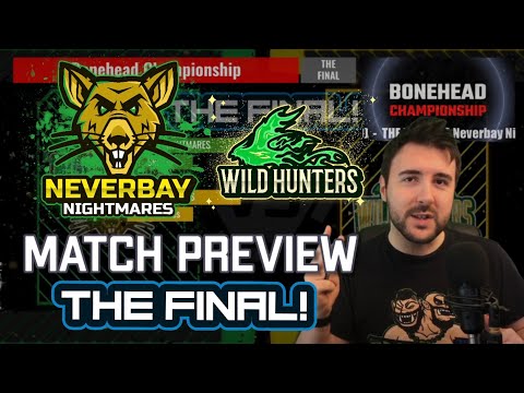 Bonehead Championship - THE FINAL Preview! Skaven vs Wood Elves! (Tabletop Blood Bowl)
