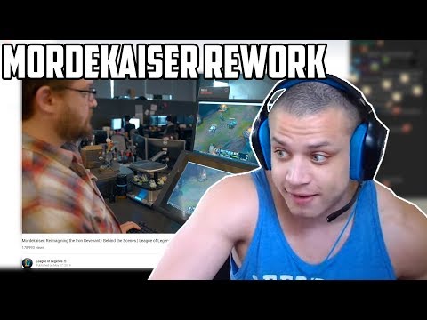TYLER1 REACTS TO MORDEKAISER REWORK!